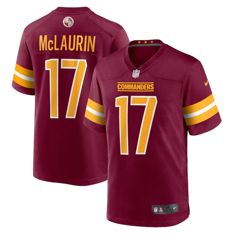 Men Washington Commanders #17 Terry McLaurin Nike Burgundy Game NFL Jersey->washington redskins->NFL Jersey